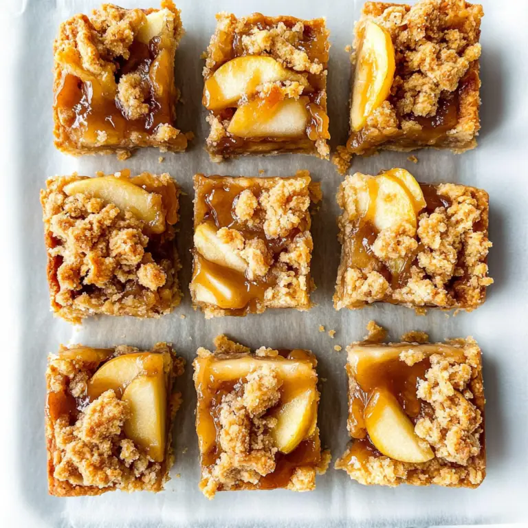 Apple Pie Bars with Streusel Topping