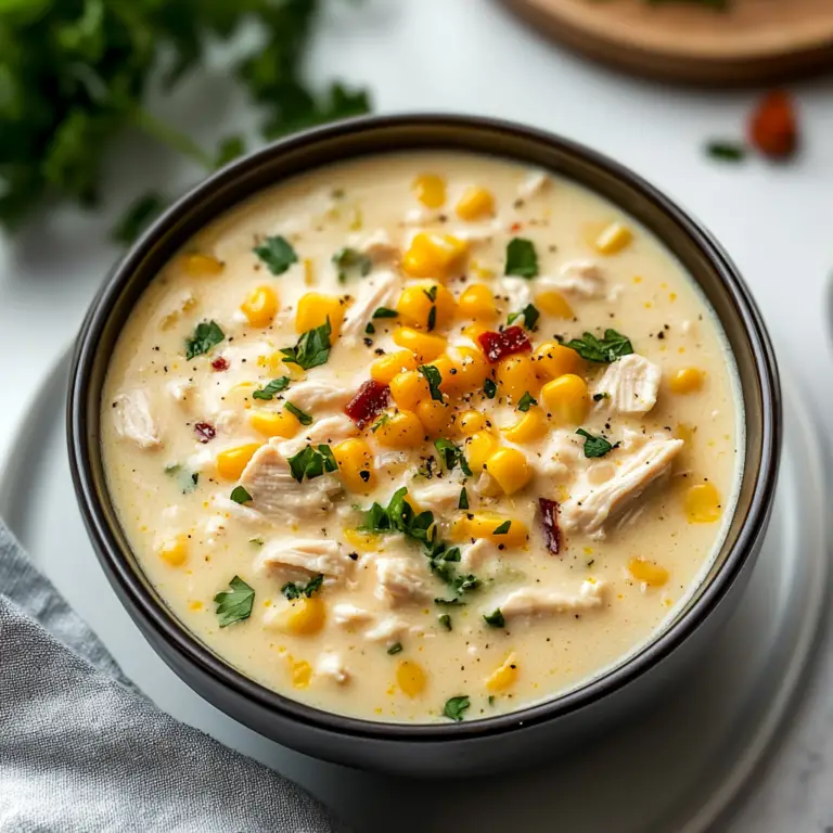Crockpot Chicken Corn Chowder