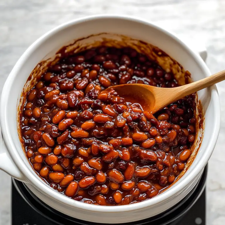 Saucy, Smoky Baked Beans