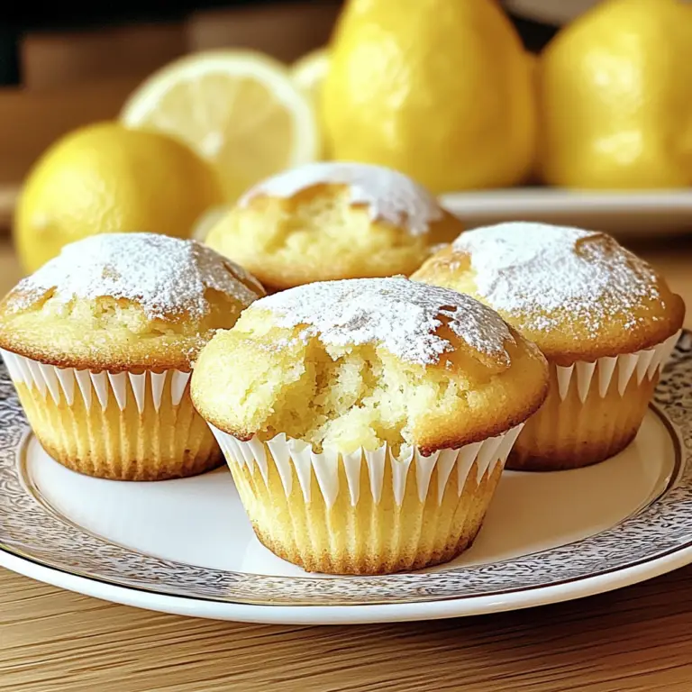 Lemon Cream Cheese Muffins