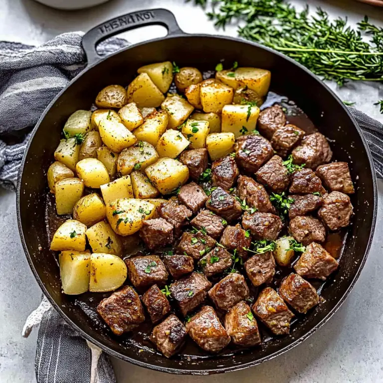 Steak Bites and Potatoes