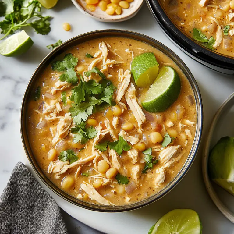 Instant Pot White Chicken Chili