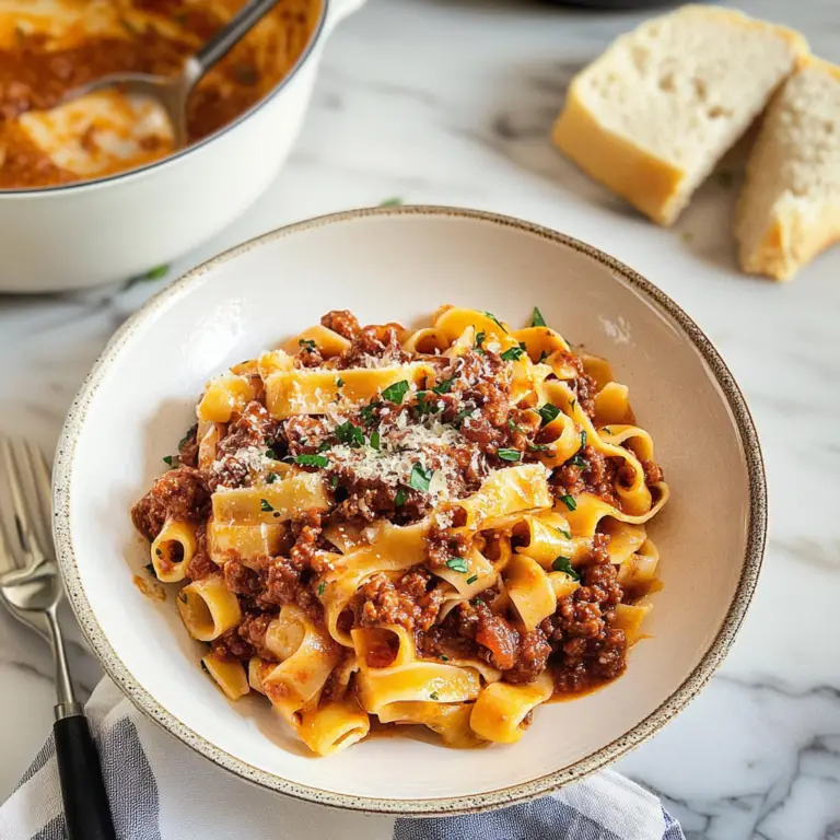 Homemade Bolognese