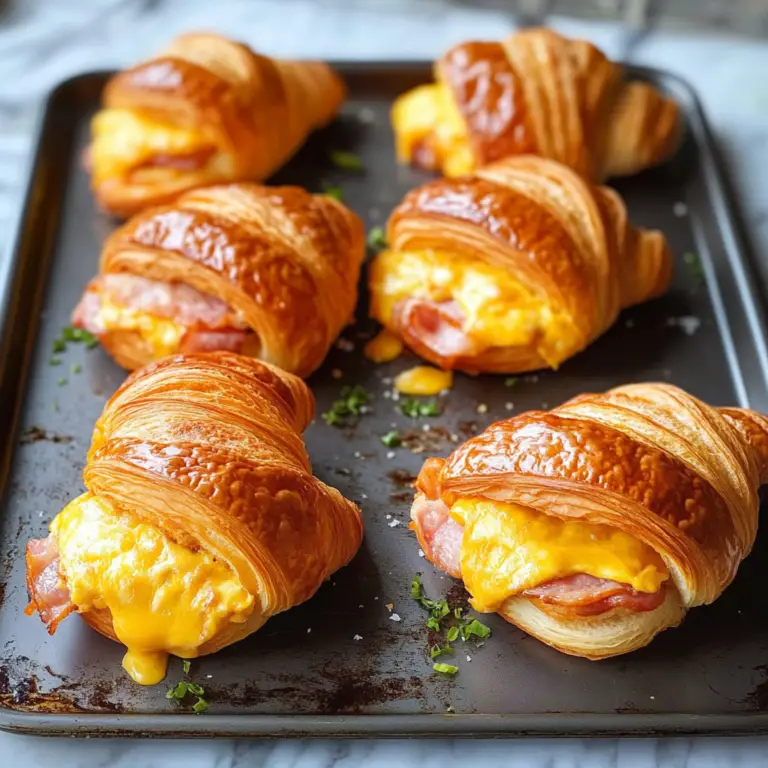 Freezer Croissant Breakfast Sandwiches