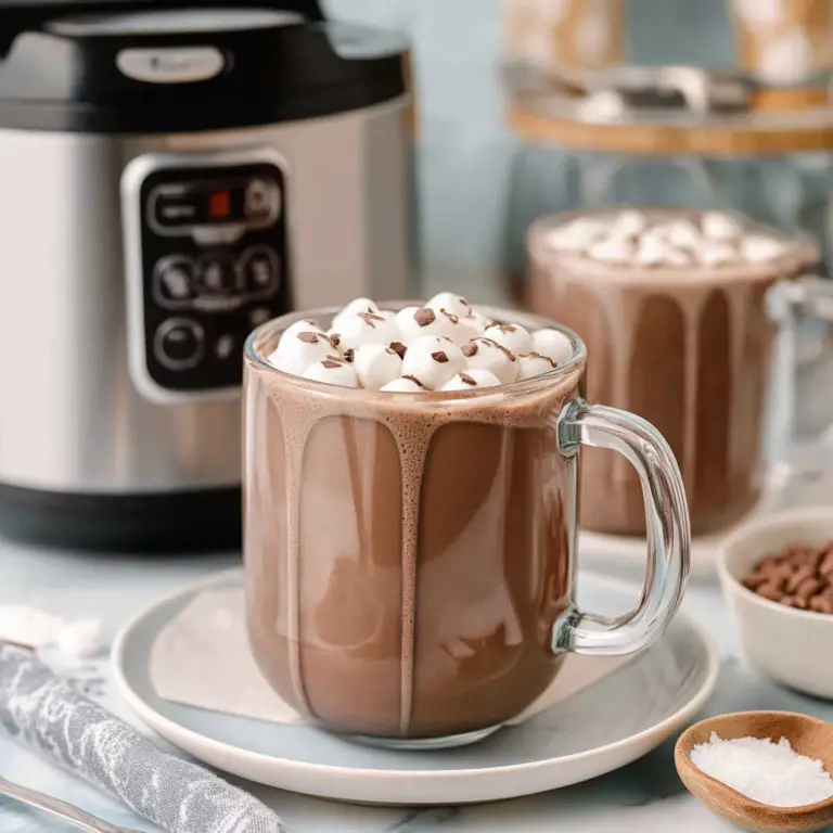 Creamy Instant Pot Hot Chocolate