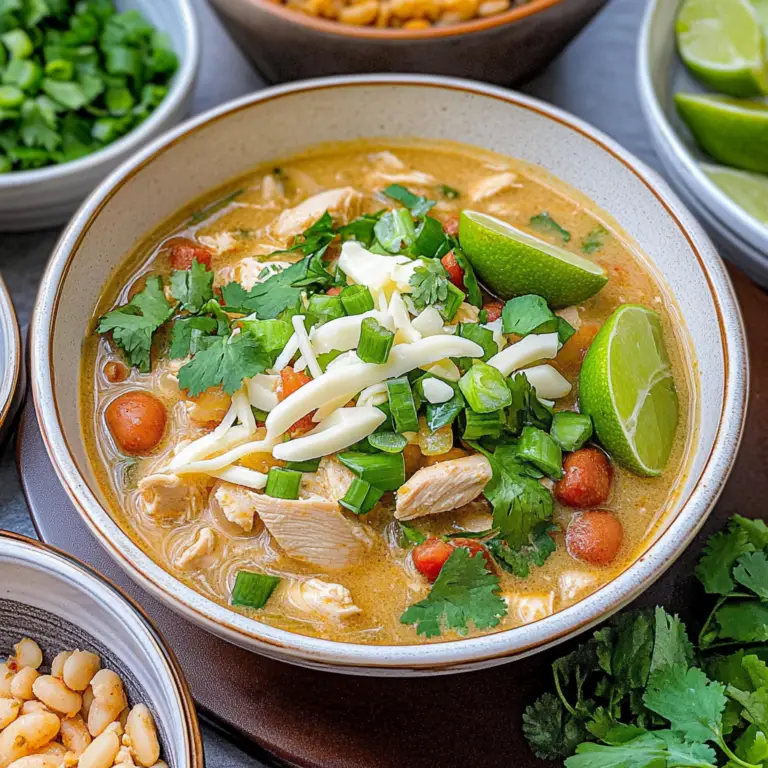 Cajun White Chicken Chili