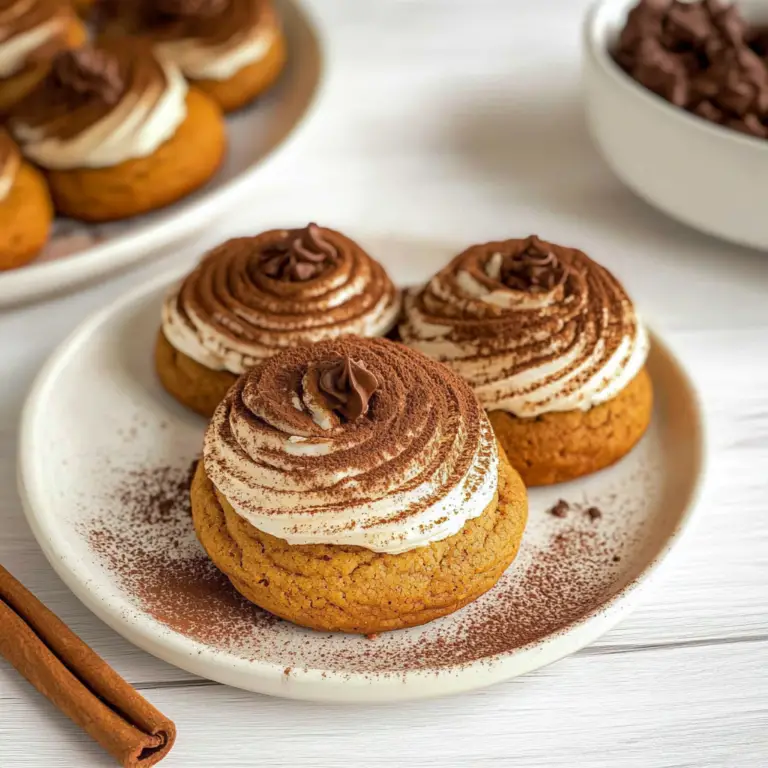 Pumpkin Tiramisu Cookies
