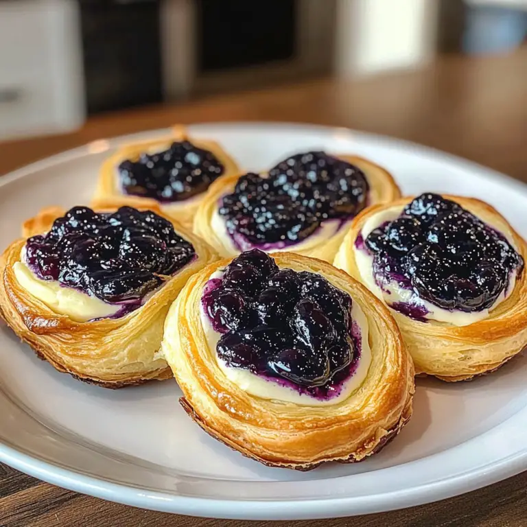 Blueberry Jelly Danish