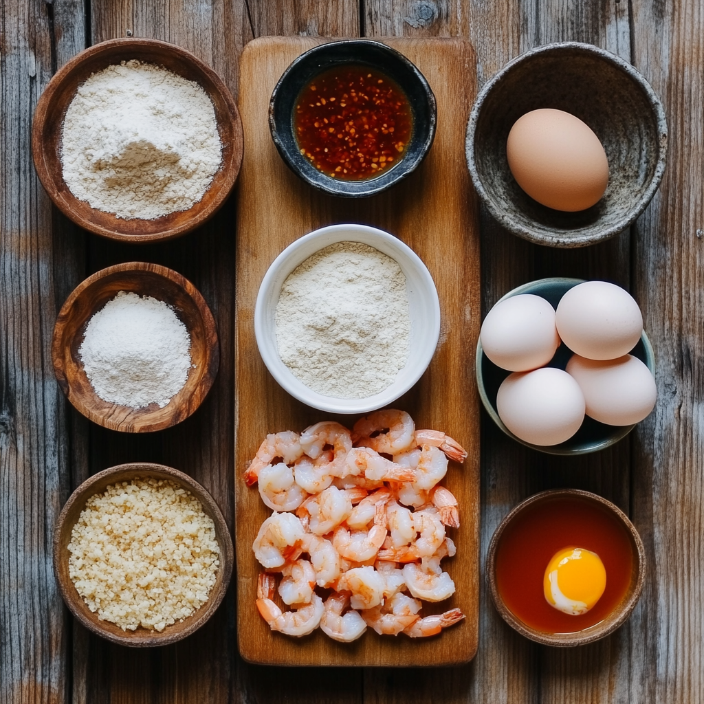 Air Fryer Bang Bang Shrimp ingredients