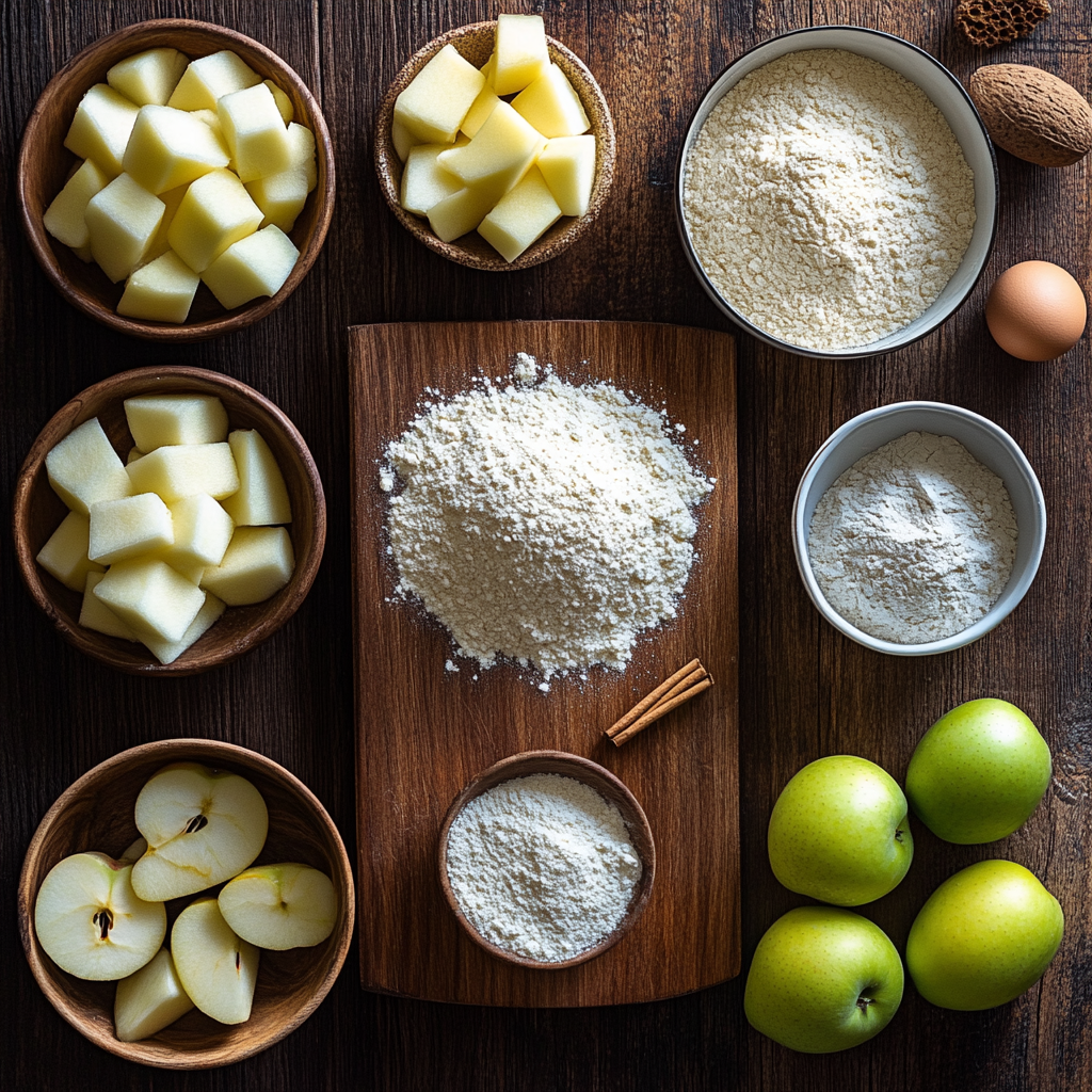 Apple Pie Bundt Cake ingredients