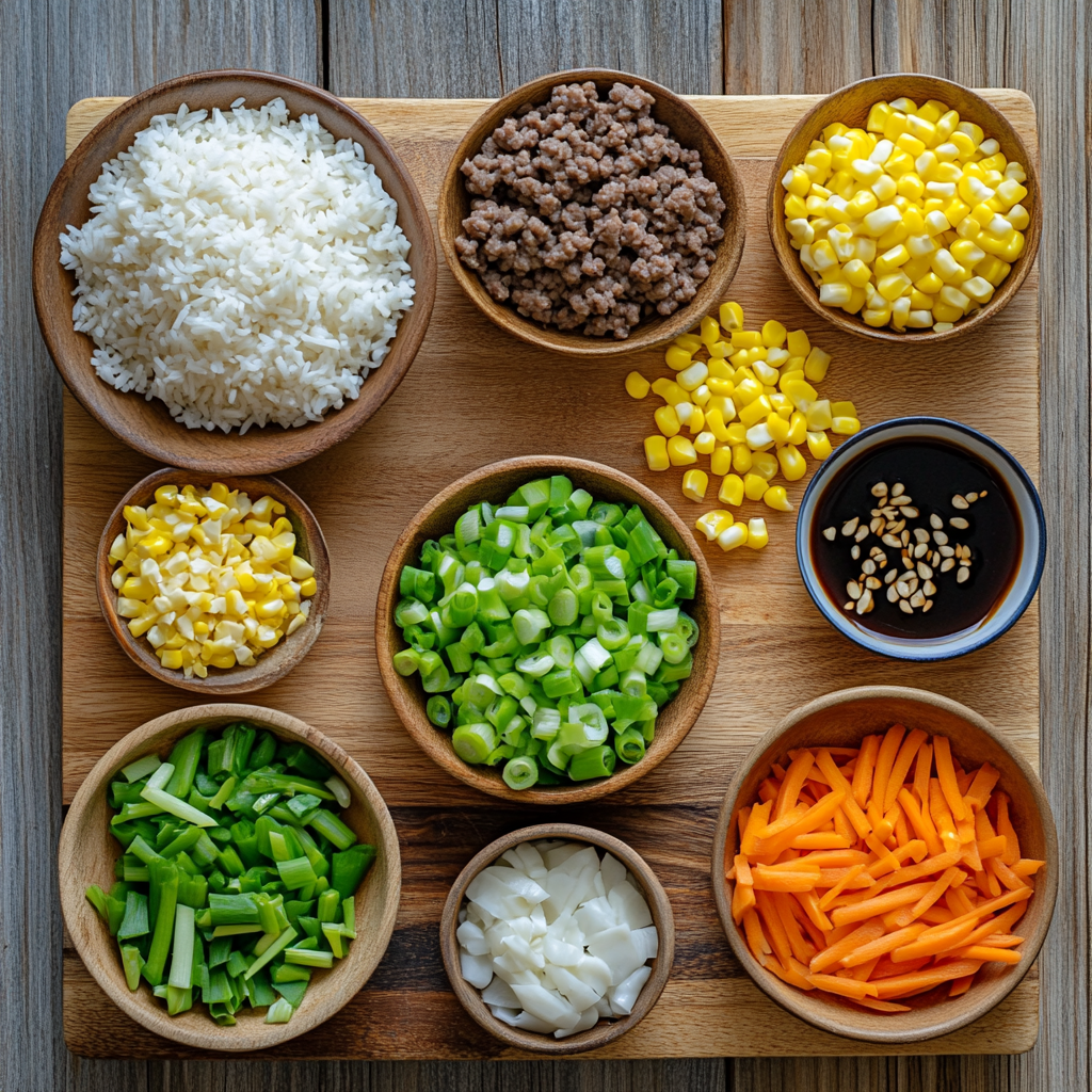 Beef Fried Rice ingredients