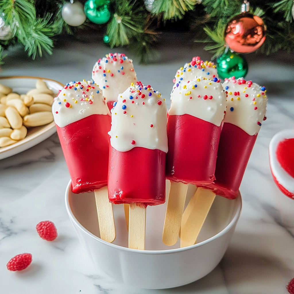 Christmas Cakesicles