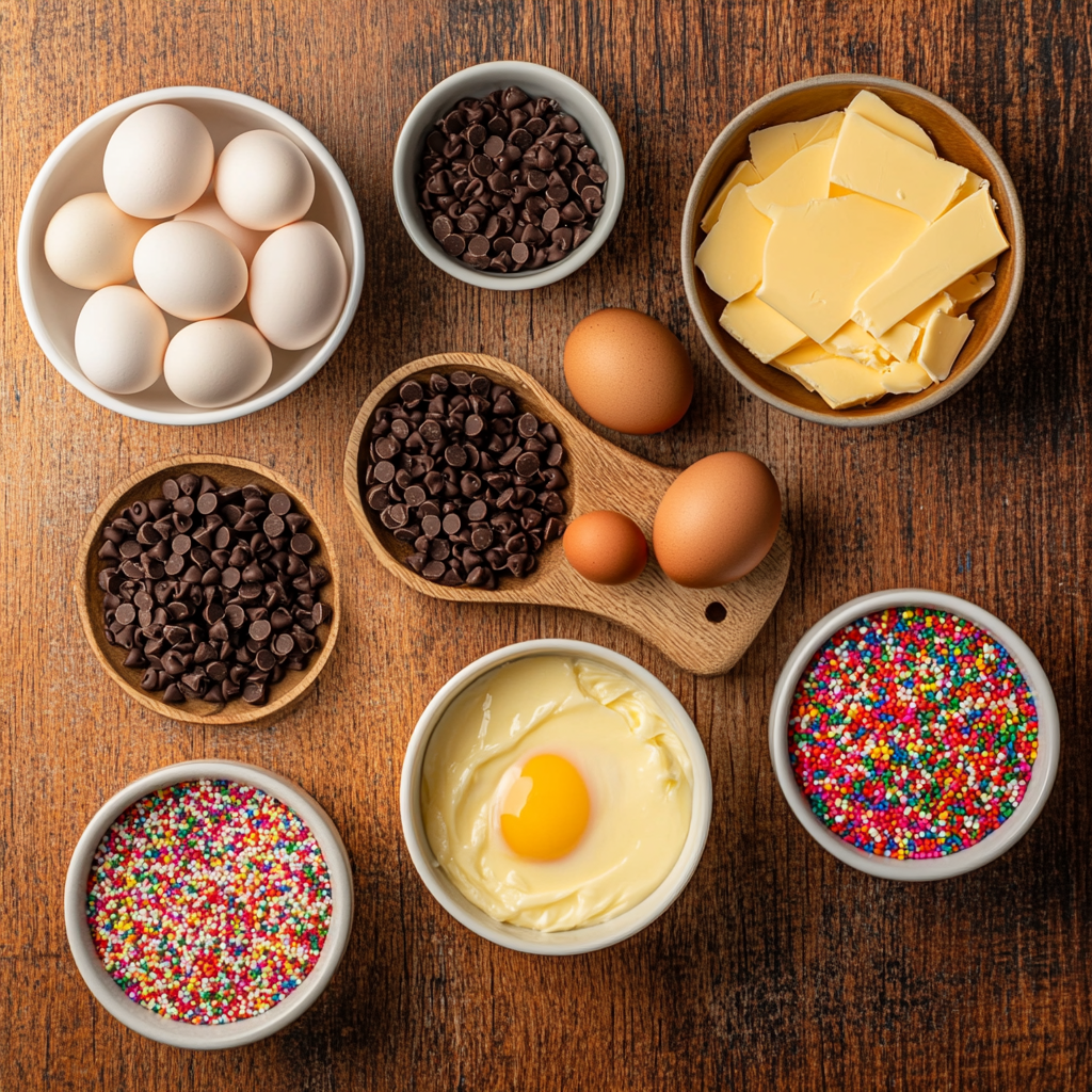 Christmas Cakesicles ingredients
