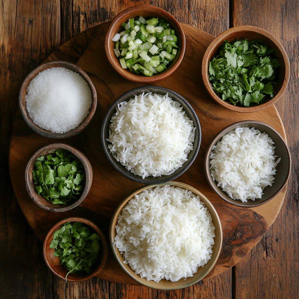 Coconut Rice ingredients