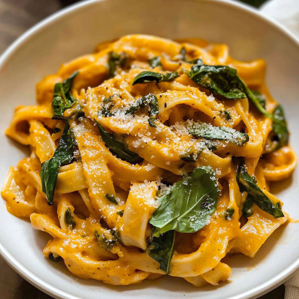 Creamy Pumpkin Sage Pasta
