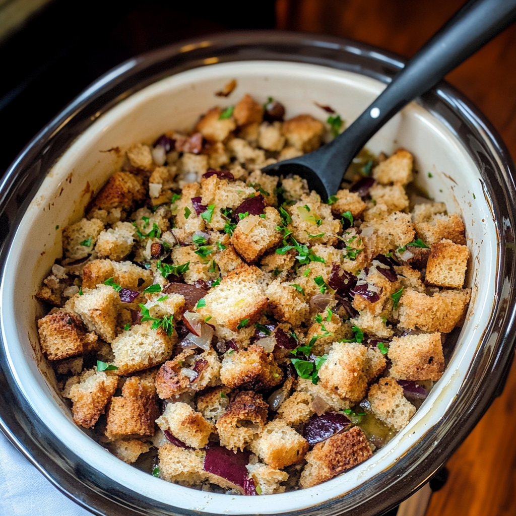 Crock Pot Stuffing