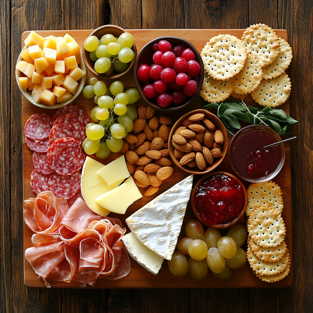 Fall Charcuterie Board ingredients