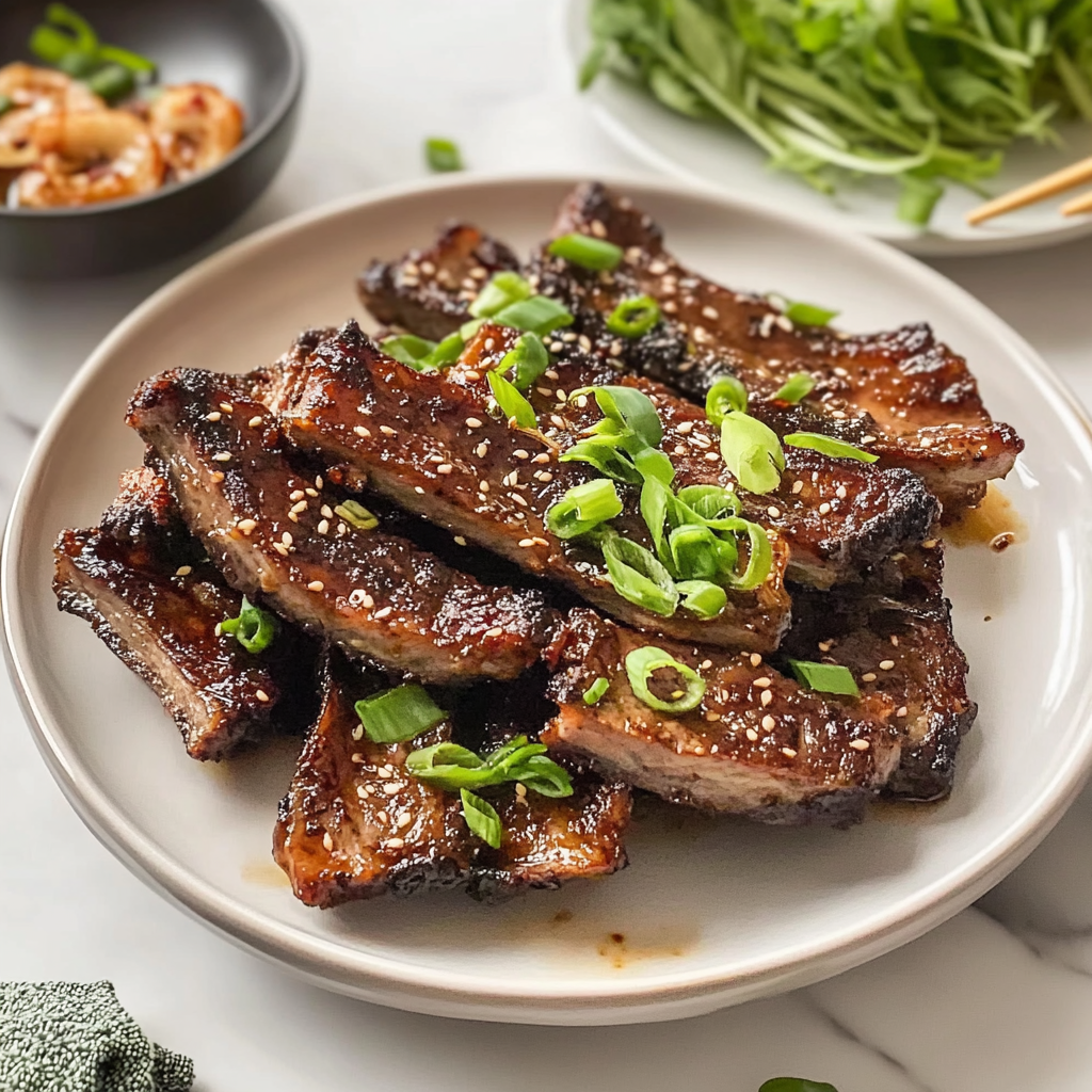 Galbi (Korean BBQ Short Ribs)