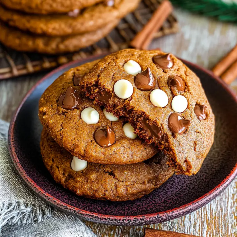 Gingerbread Chocolate Chip Cookies