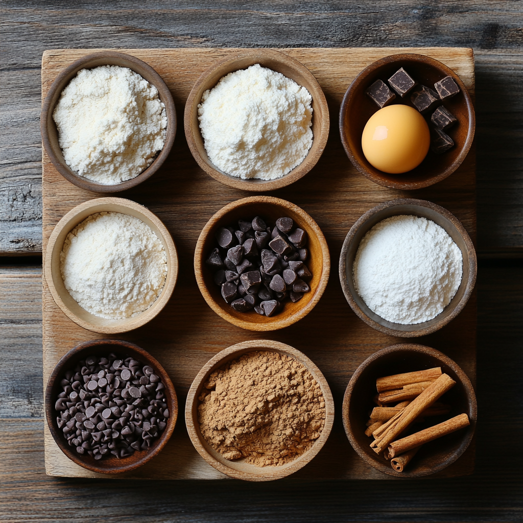 Gingerbread Chocolate Chip Cookies ingredients