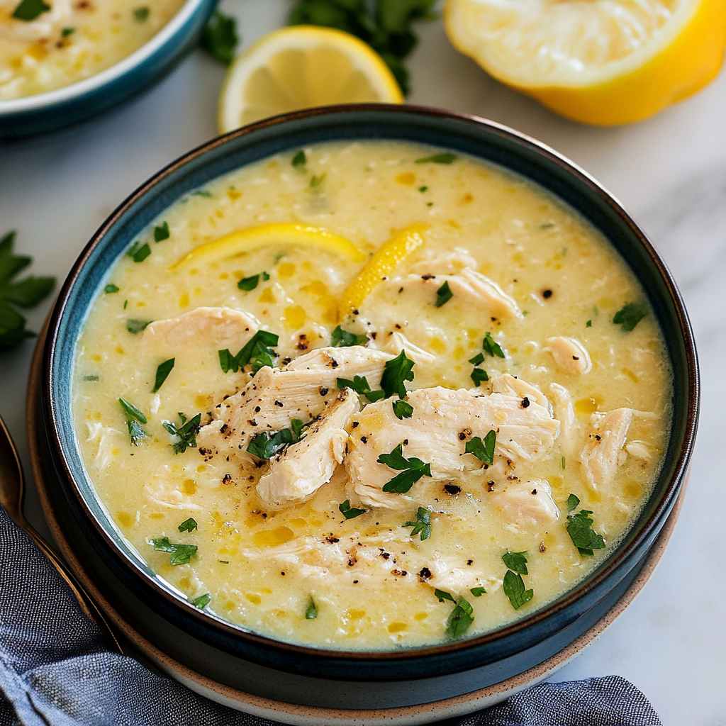 Greek Lemon Chicken Soup