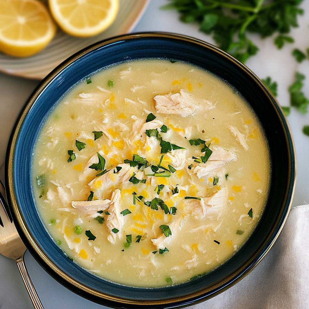 Greek Lemon Chicken Soup