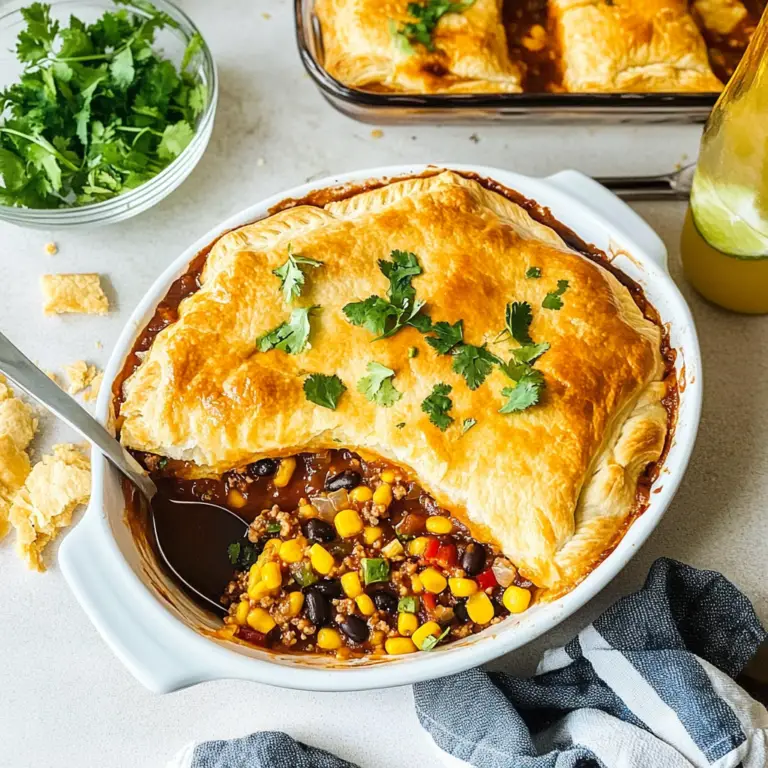 Taco Pie with Crescent Rolls