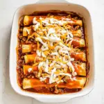Beef Enchiladas with Red Sauce