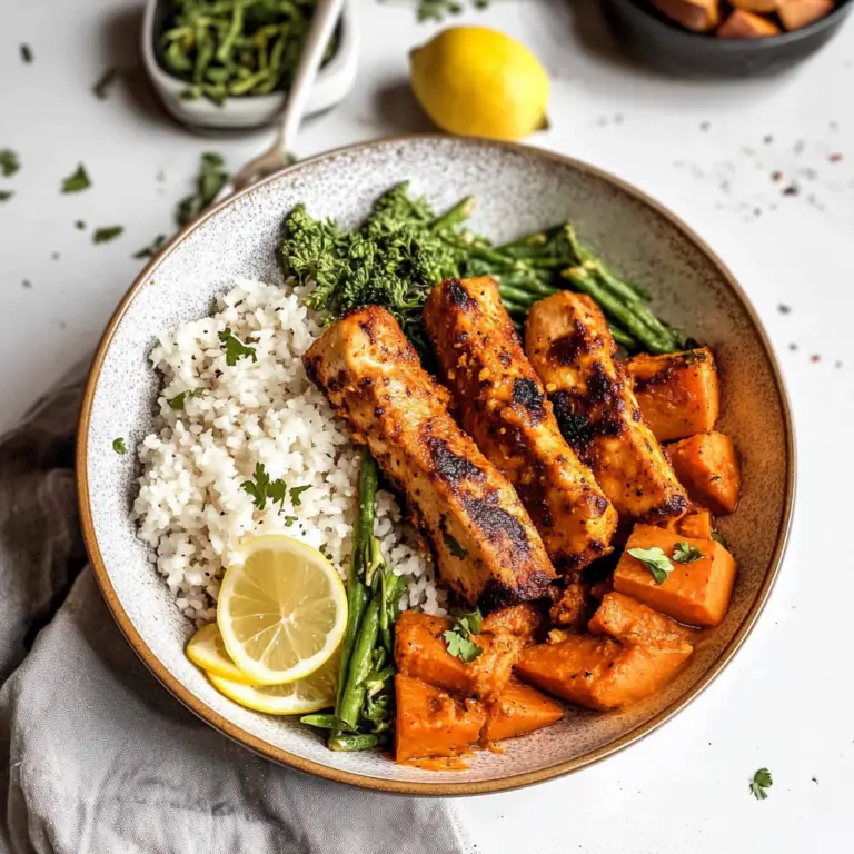 Sweet Potato & Lemon Chicken Bowls
