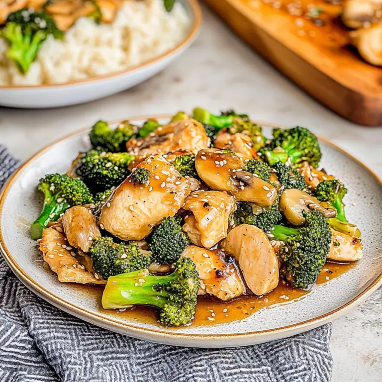 Chicken and Broccoli