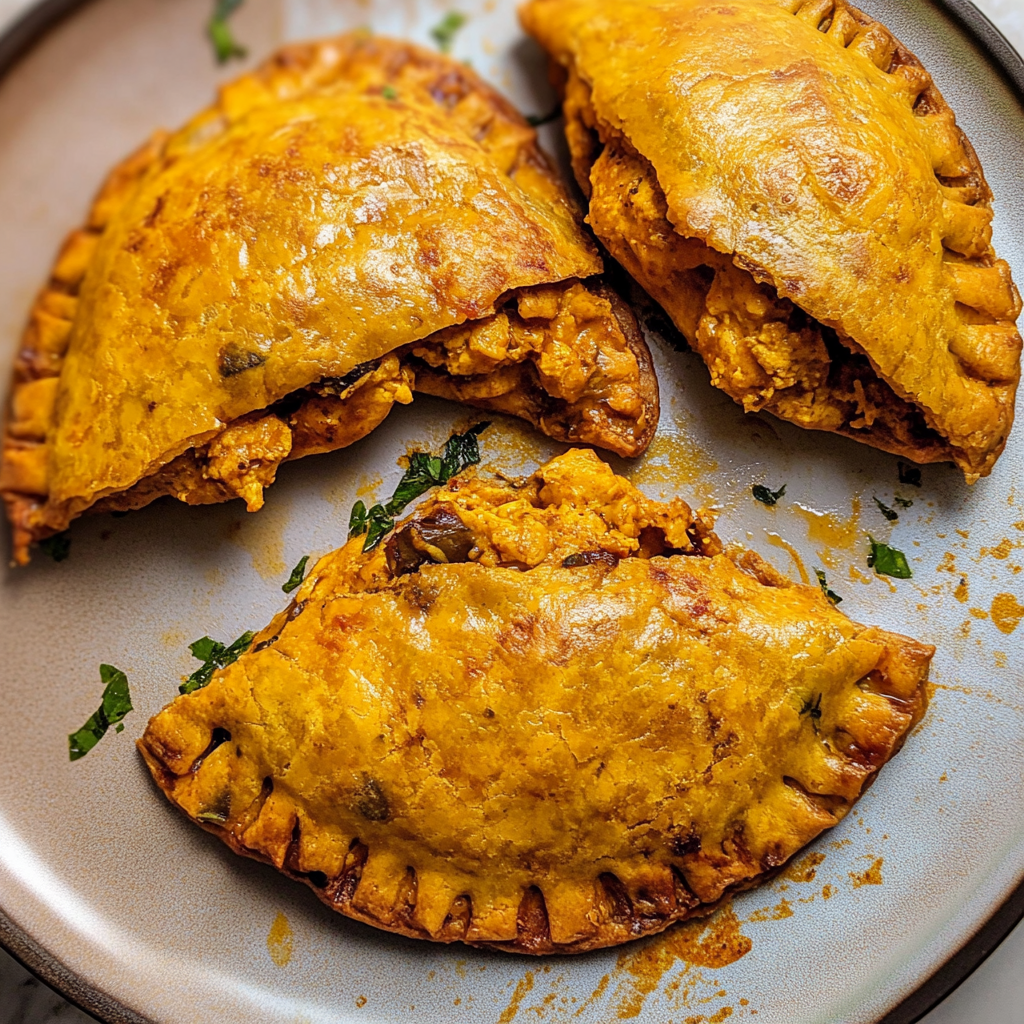 Jamaican Curry Chicken Patties
