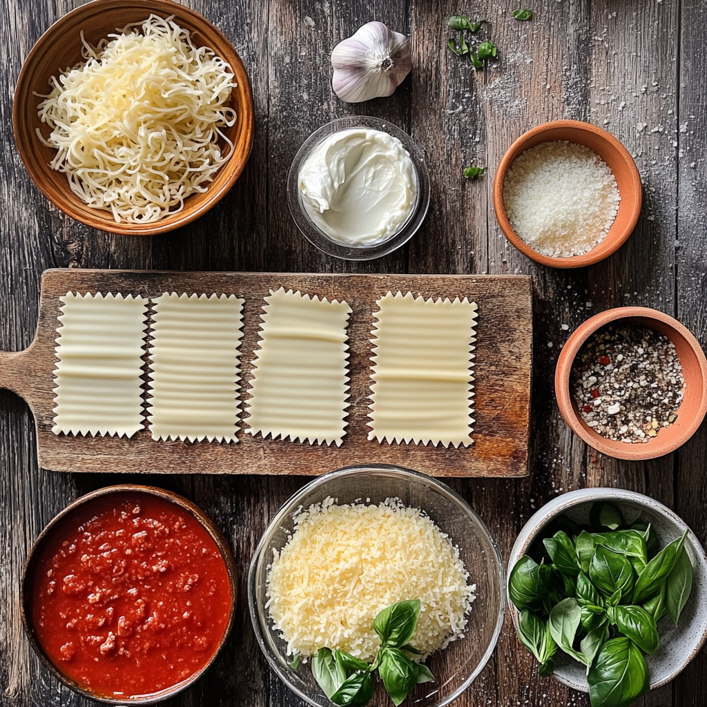 Lasagna al Forno ingredients