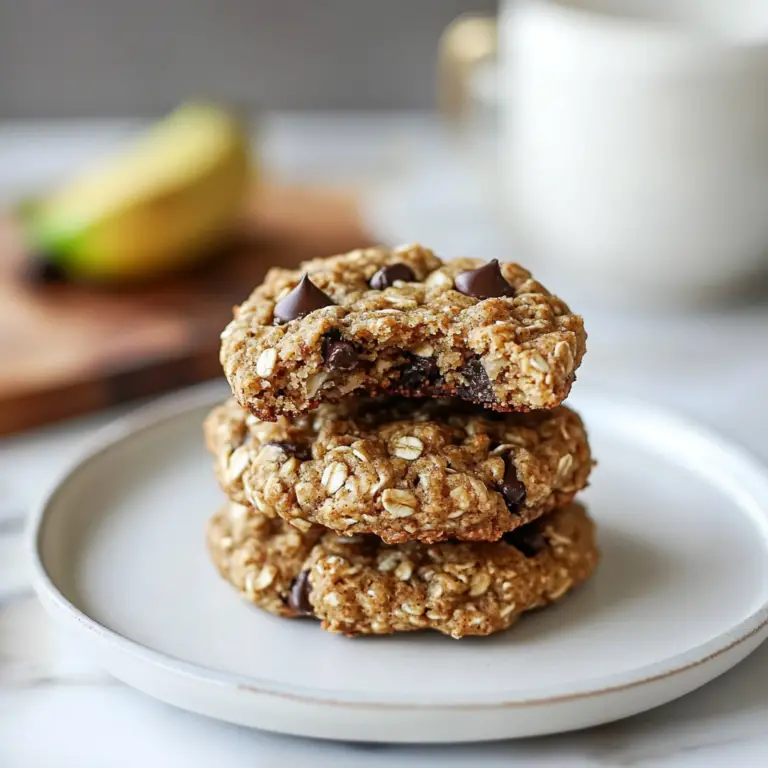 Oatmeal Banana Zucchini Breakfast Cookies