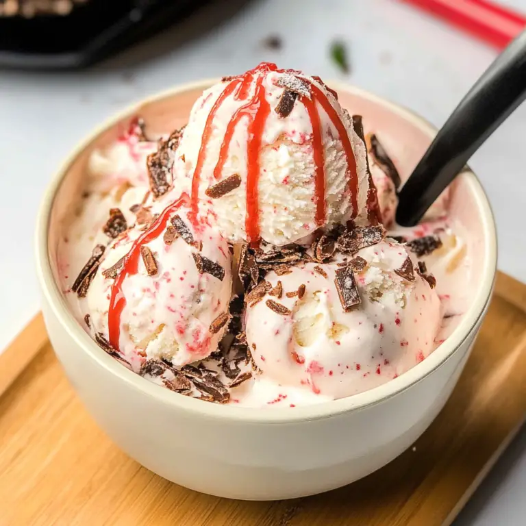 Peppermint Crunch Ice Cream