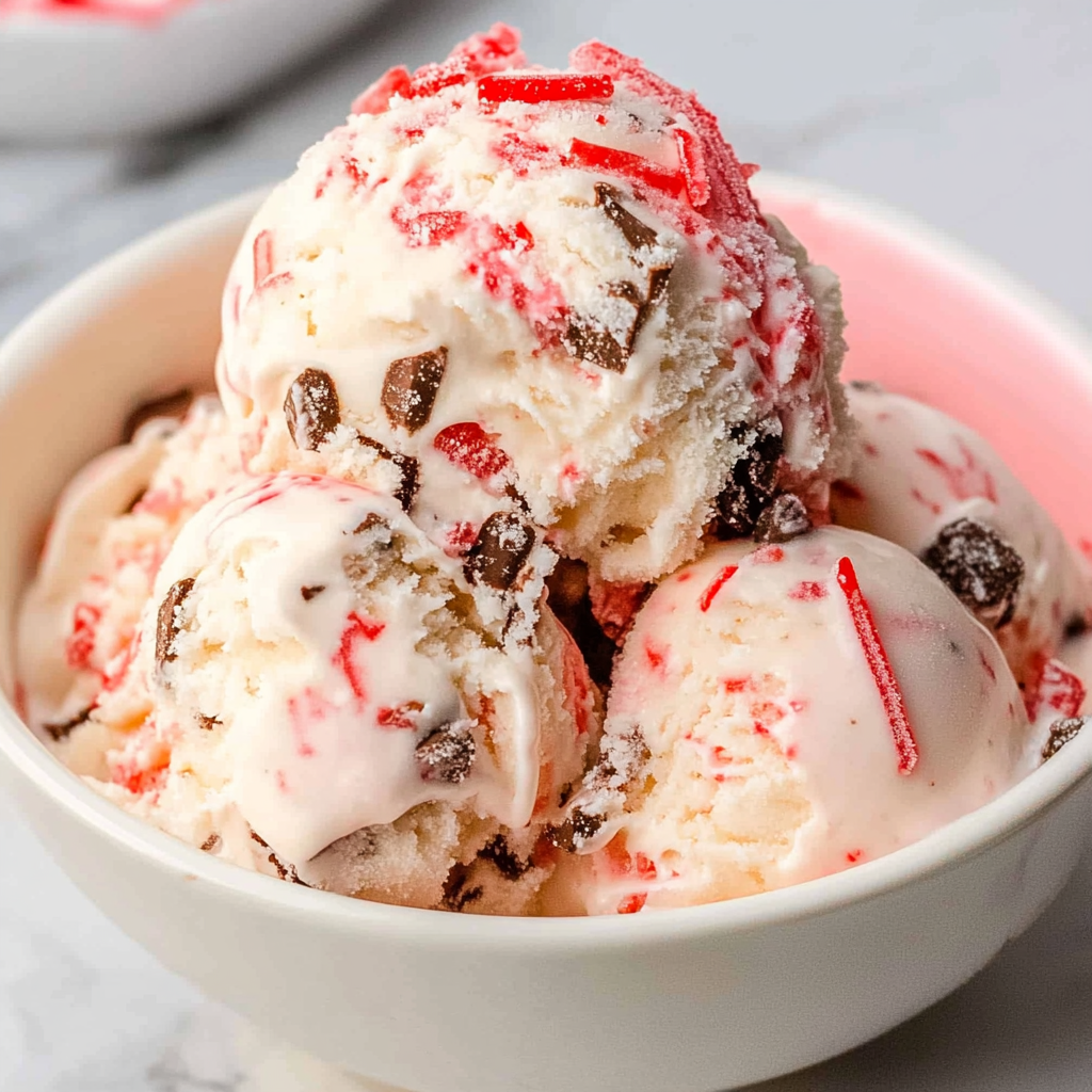 Peppermint Crunch Ice Cream