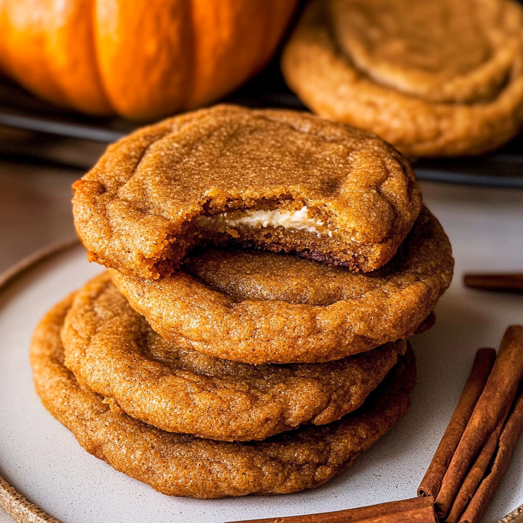 Pumpkin Cheesecake Cookies