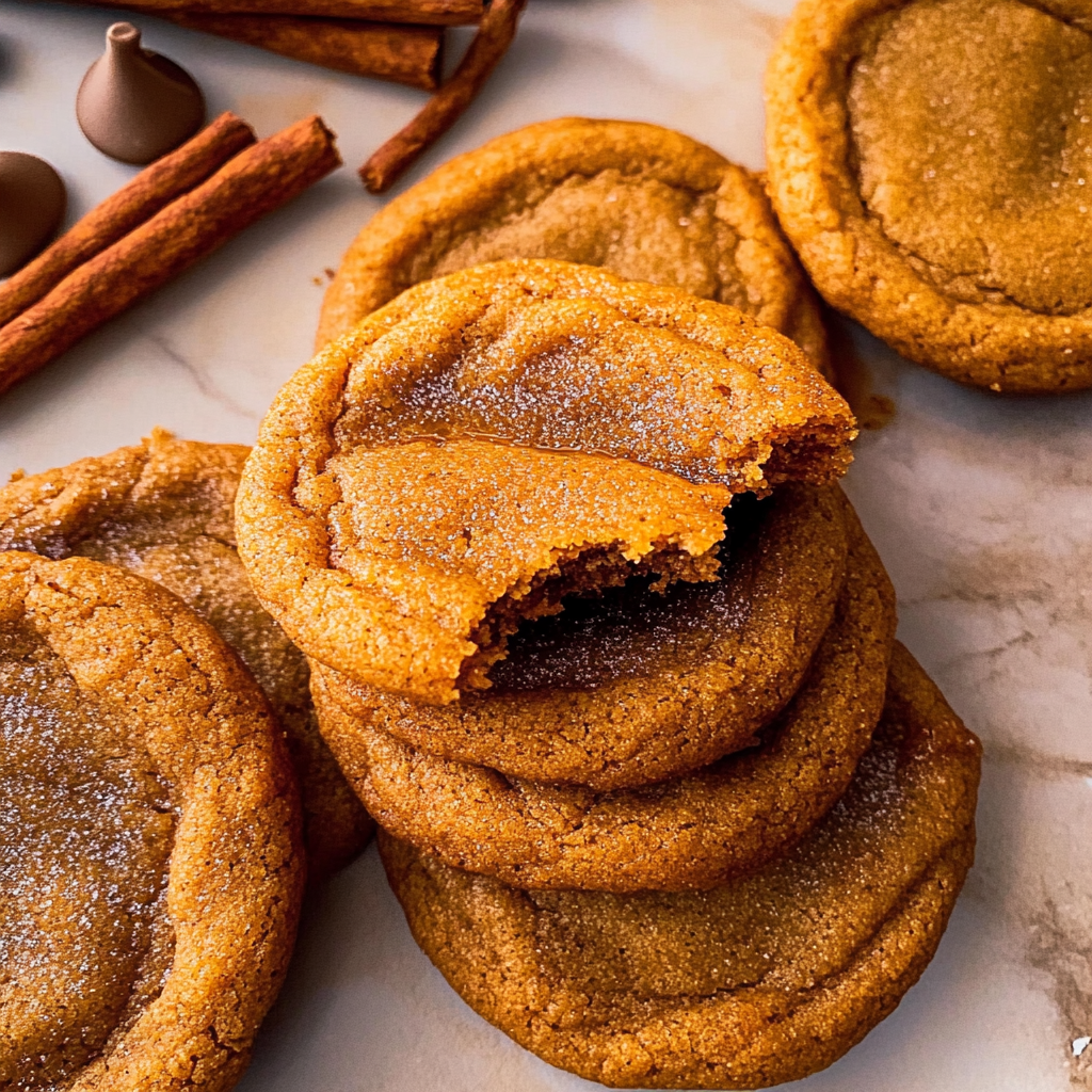 Pumpkin Cheesecake Cookies