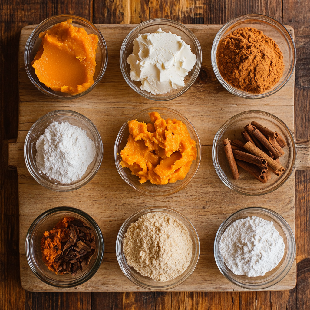 Pumpkin Cheesecake Cookies ingredients
