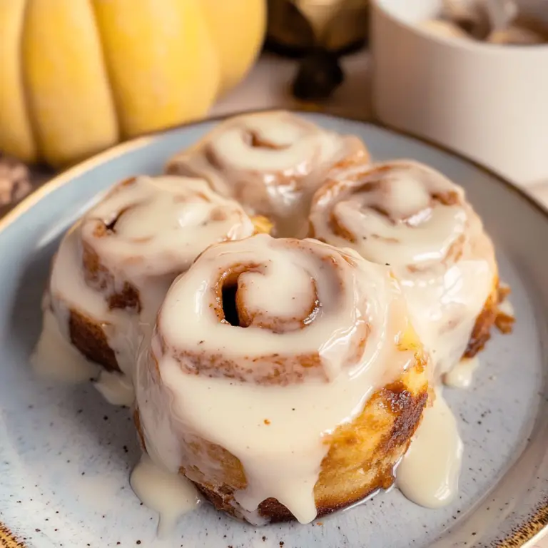 Pumpkin Cinnamon Rolls