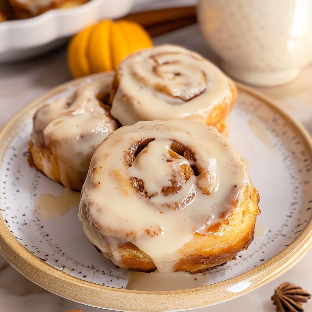 Pumpkin Cinnamon Rolls
