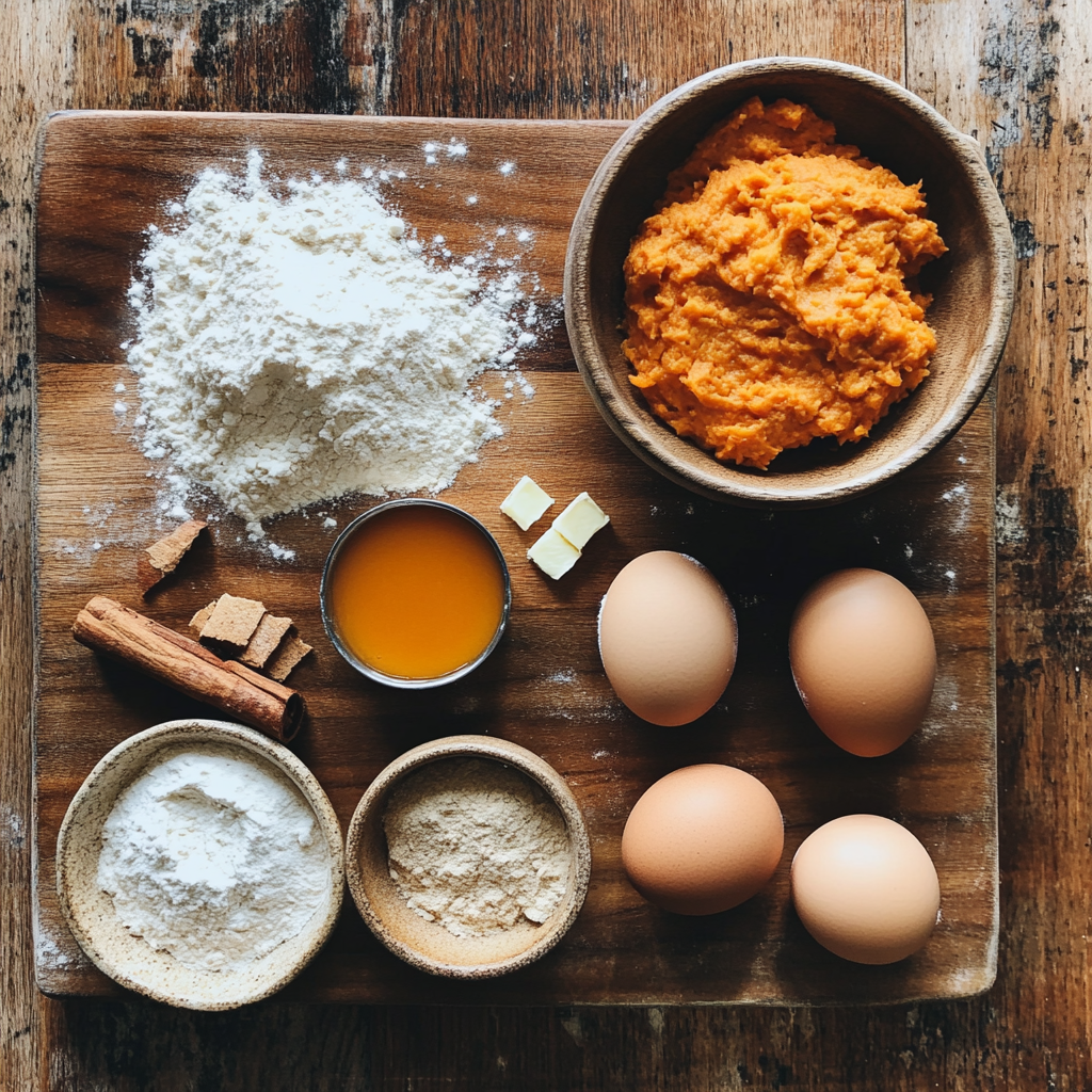 Pumpkin Cinnamon Rolls ingredients