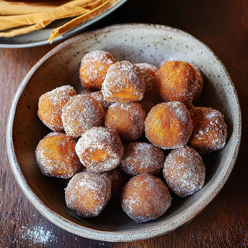 Pumpkin Pie Donut Holes