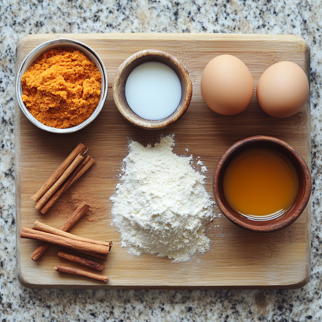 Pumpkin Pie Donut Holes ingredients