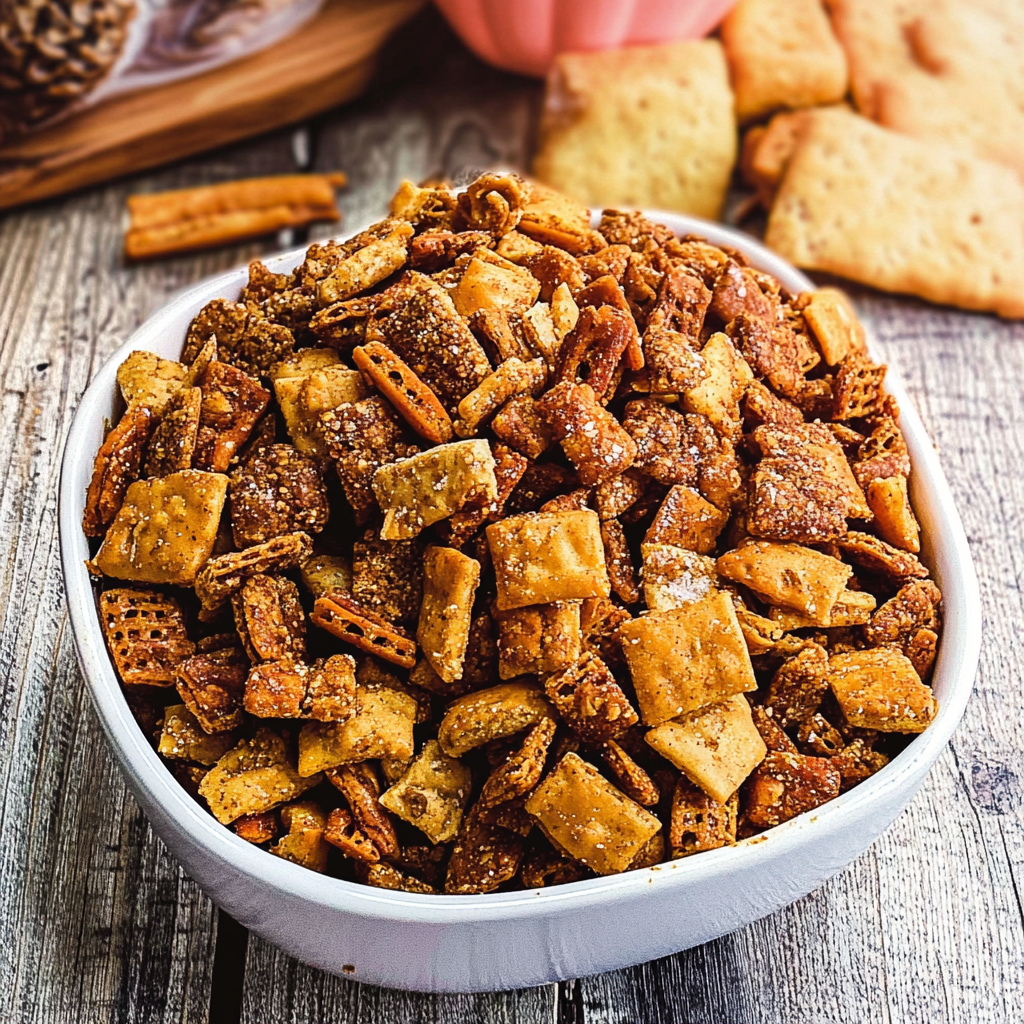 Pumpkin Spice Chex Mix