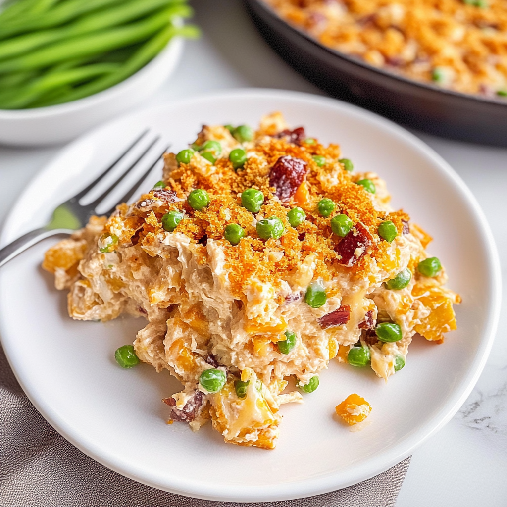 Ritz Cracker Chicken Casserole