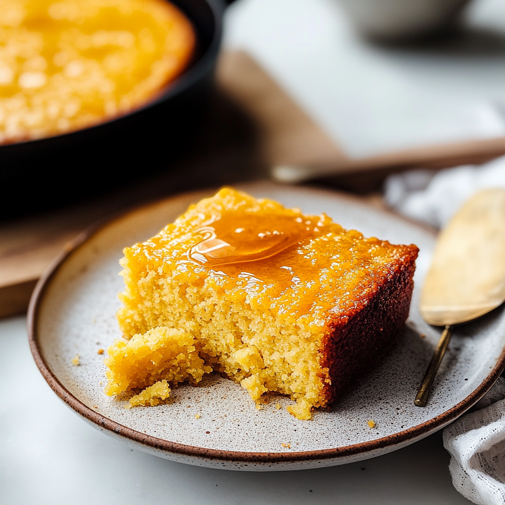 Skillet Honey Butter Cornbread