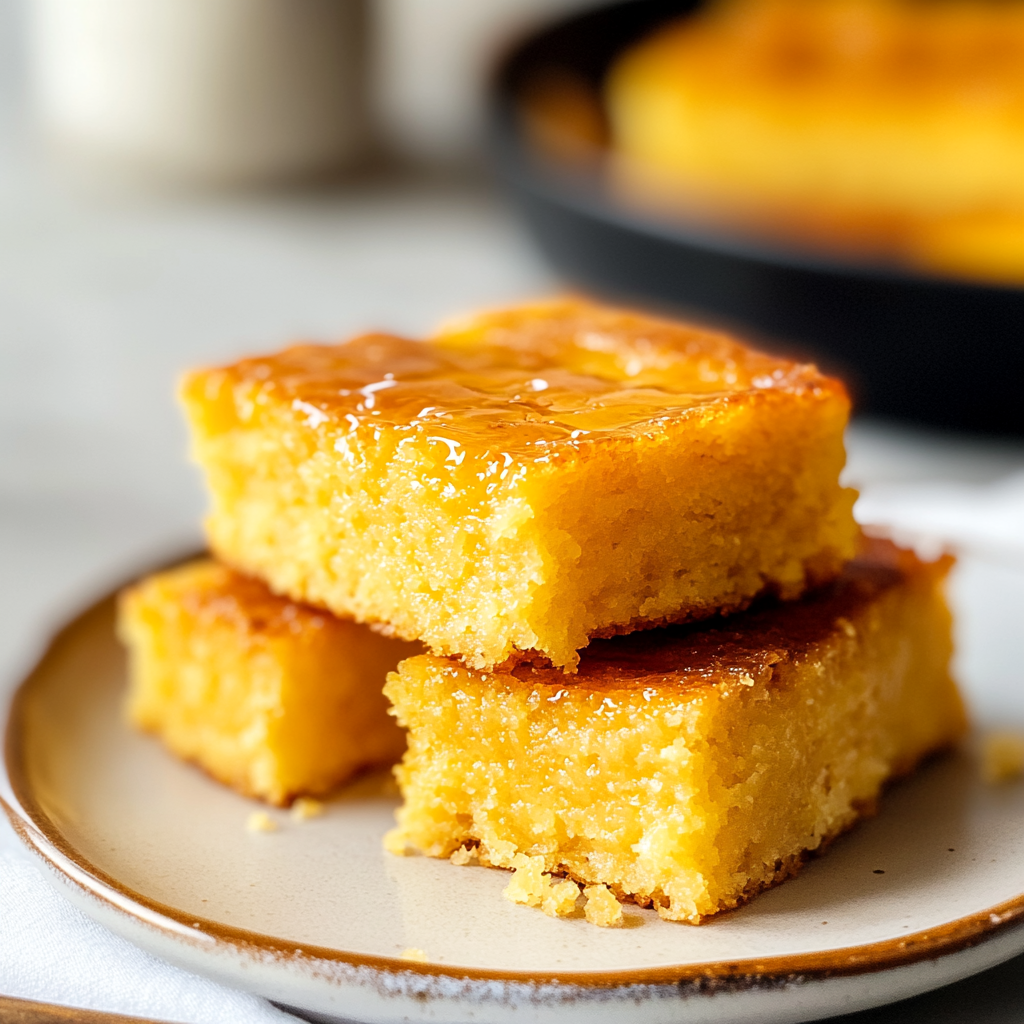 Skillet Honey Butter Cornbread