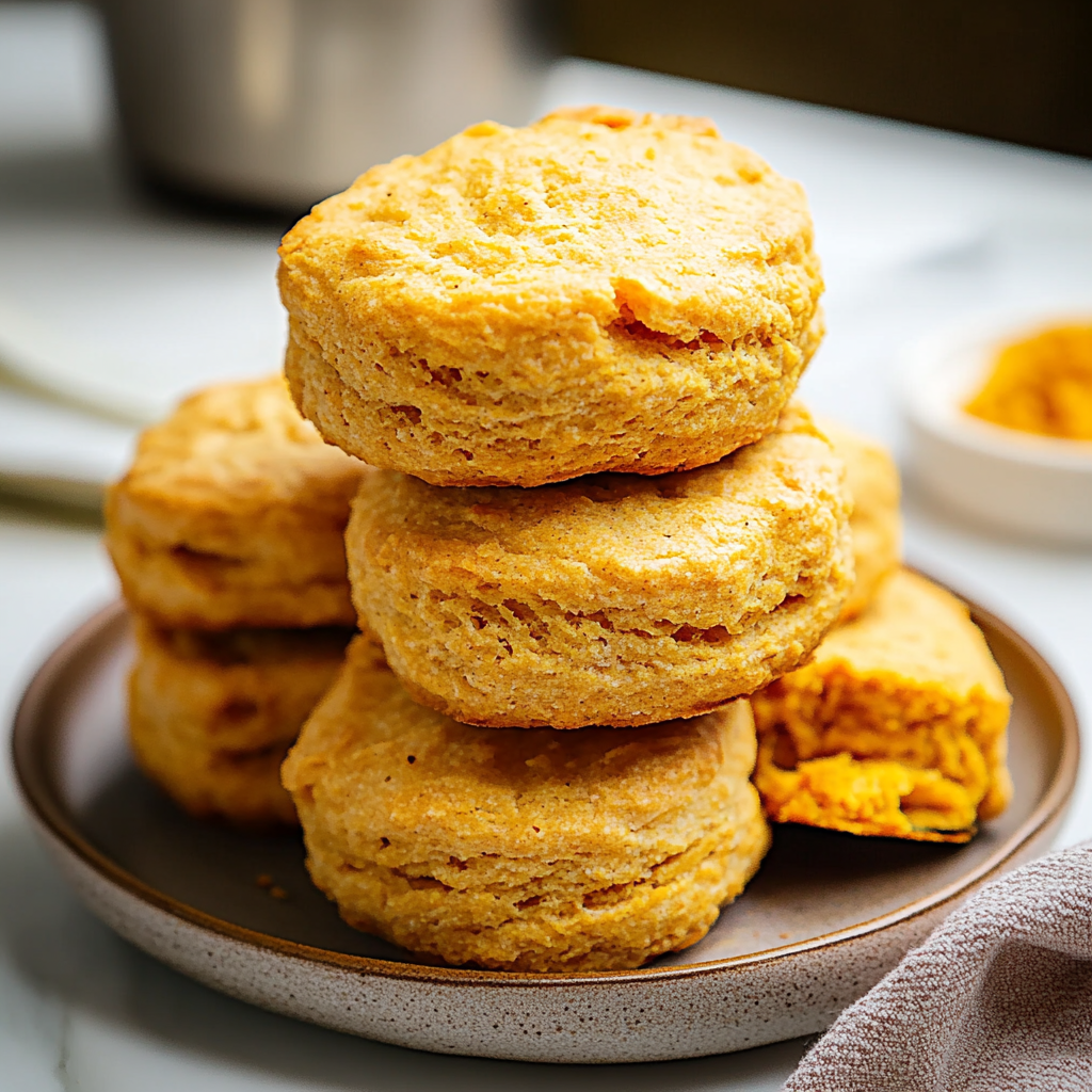 Spiced Sweet Potato Buttermilk Biscuits