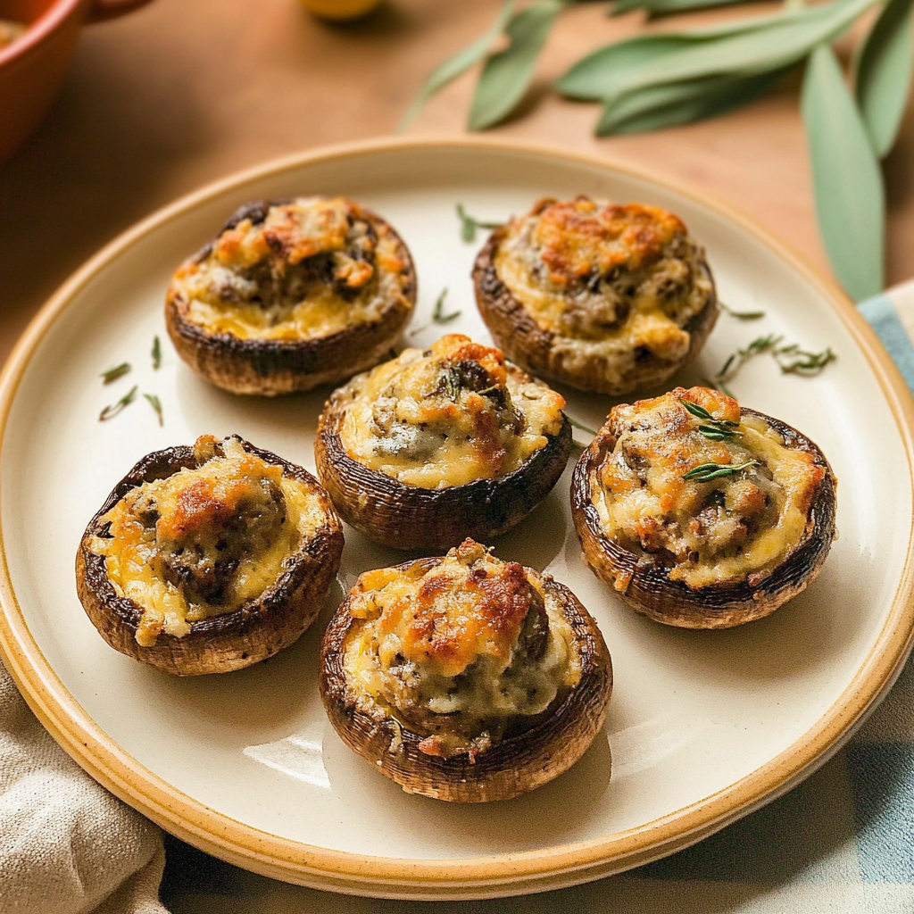 Stuffed Mushrooms with Cream Cheese