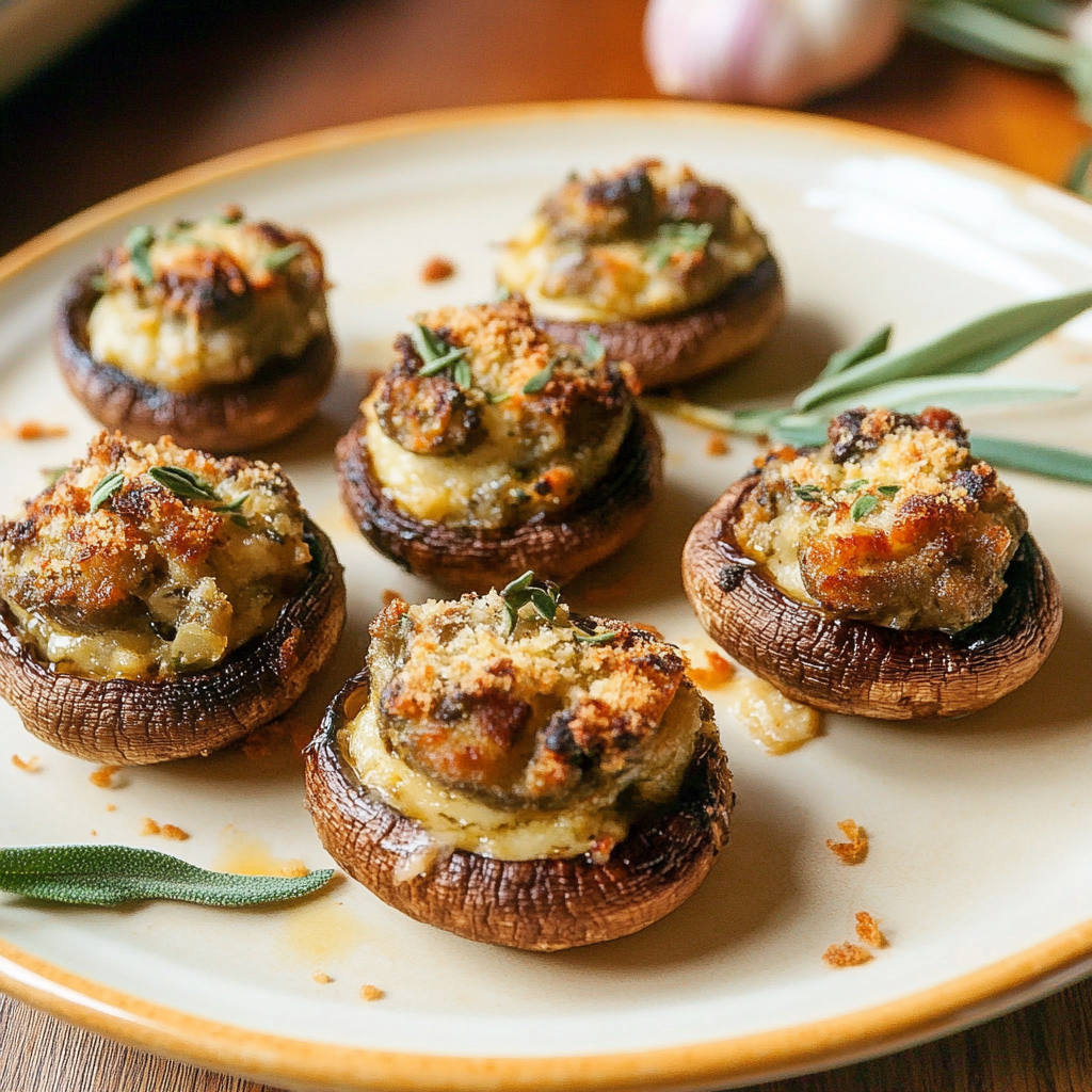 Stuffed Mushrooms with Cream Cheese